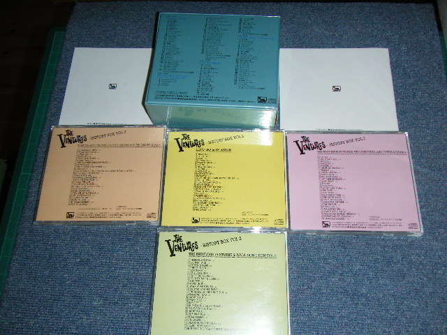 Photo: THE VENTURES - THE VENTURES HISTORY BOX VOL.2  / 1992 JAPAN ORIGINAL Used 4 CD BOX SET  With OBI 