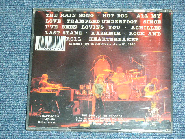 Photo: LED ZEPPELIN - LIVE IN ROTRTERDAM /  GERMAN COLLECTORS(BOOT) Used CD