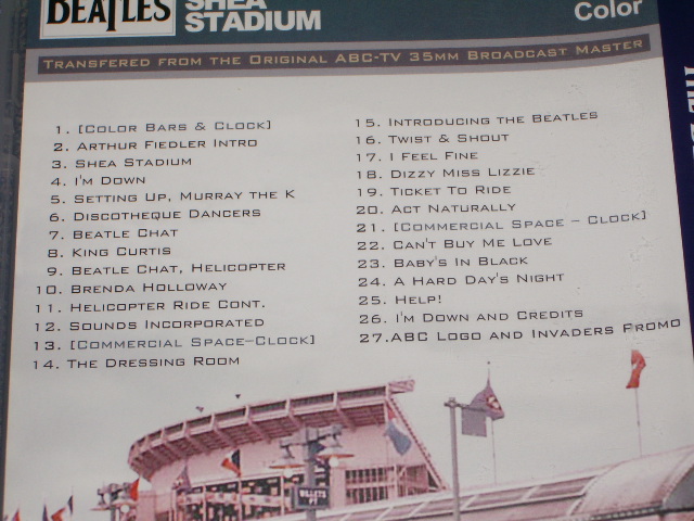Photo: BEATLES - LIVE AT SHEA STADIUM  / BRAND NEW COLLECTORS  DVD 