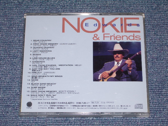 Photo: NOKIE EDWARDS(of THE VENTURES) & FRIENDS - FIRST SNOW MEMORY  / 1994 JAPAN ORIGINAL used CD 