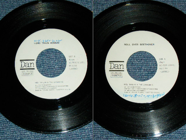 Photo: MEL TAYLOR( of THE VENTURES) & THE DYNAMICS - ROLL OVER BEETHOVEN  ( Ex+/Ex+++ ) / 1972 JAPAN ORIGINAL PROMO ONLY  7"SINGLE 