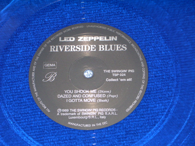 Photo: LED ZEPPELIN - RIVERSIDE BLUES / 1989 EU BOOT  COLLECTORS   LP  