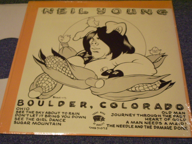 Photo: NEIL YOUNG - BOULDER, COLORADO  /  BOOT LP ORANGE WAX VINYL 