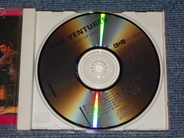 Photo: THE VENTURES - BEST OF LIVE  / 1991  JAPAN ORIGINAL Used CD 