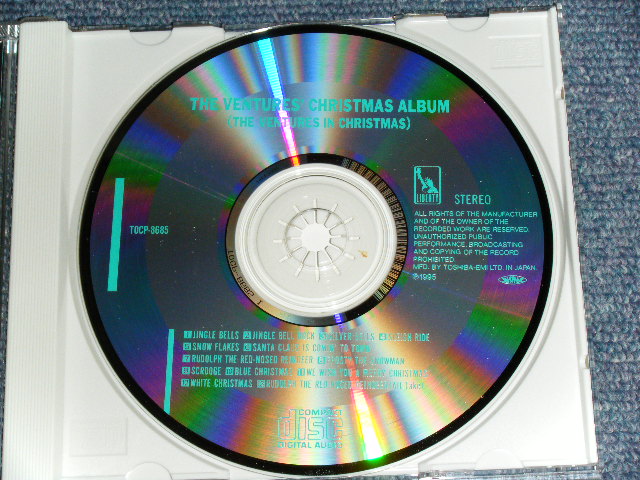 Photo: THE VENTURES - IN CHRISTMAS  / 1995 JAPAN Original Used CD 