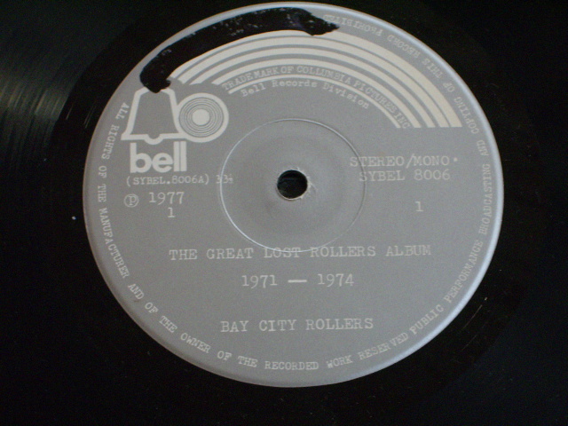 Photo: BAY CITY ROLLERS  - THE GREAT LOST ROLLERS ALBUM /  COLLECTORS ( BOOT ) LP