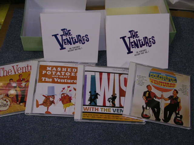 Photo: THE VENTURES - THE VENTURES HISTORY BOX VOL.1  / 1992 JAPAN ORIGINAL Used 4 CD BOXSET 