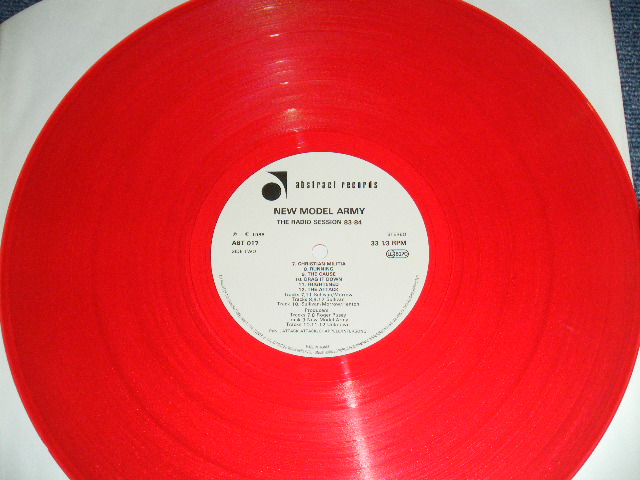 Photo: NEW MODEL ARMY  -  RADIO SESSIONS 83-84  / 1988 FRANCE  RED WAX VINYL  COLLECTORS ( BOOT ) Used LP