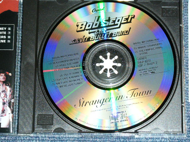 Photo: BOB SEGER & THE SILVER BULLET BAND - STRANGER IN TOWN / 1994 ISSUED VERSION  JAPAN  PROMO Used CD With OBI 