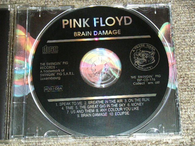 Photo: PINK FLOYD - BRAIN DAMAGE  / 1990's RELEASE COLLECTORS  Used CD  
