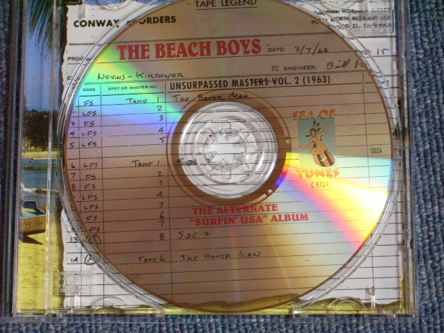 Photo: THE BEACH BOYS - UNSURPASSED MASTERS VOL.2 ( 1963 ) / 1997 Brand New COLLECTOR'S CD DEAD STOCK 