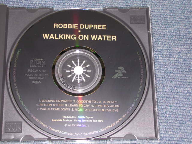 Photo: ROBBIE DEUPREE - WALKING ON WATER / 1993 JAPAN ORIGINAL Promo Used CD With OBI  