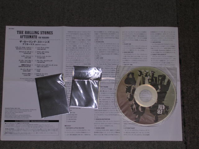 Photo: ROLLING STONES - AFTERMATH ( UK VERSION )/  2006 JAPAN Mini-LP Paper-Sleeve CD used With OBI + 2 CARDS  