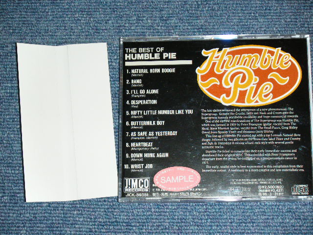 Photo: HUMBLE PIE - THE BEST OF  / 1994  JAPAN ORIGINAL Promo Used CD With OBI 