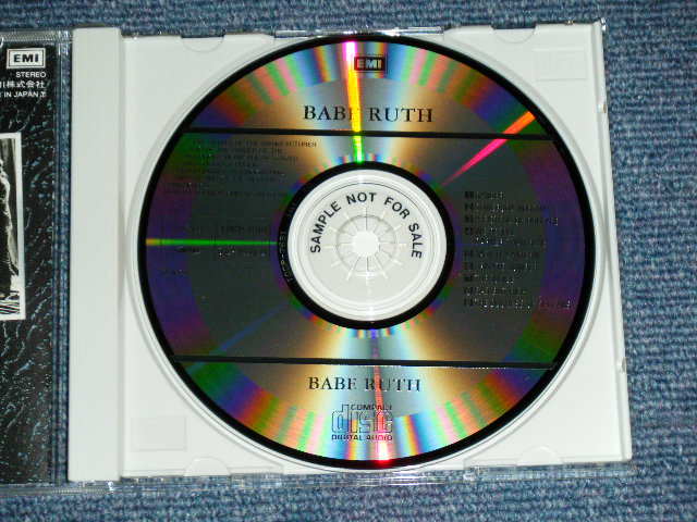 Photo: BABE RUTH - BABE RUTH / 1993 JAPAN ORIGINAL PROMO  Used  CD With OBI 