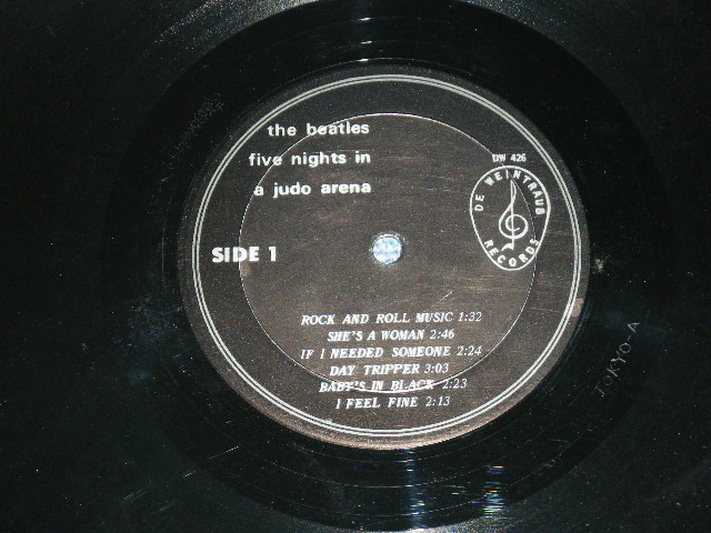 ザ・ビートルズ 武道館コンサート ライブ盤 LP used five nights in a judo arena THE BEATLES ON  STAGE IN JAPAN DE WEINTRAUB DW 426