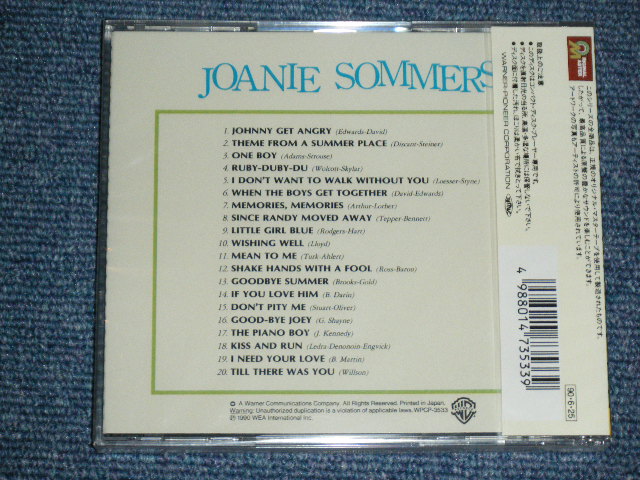 Photo: JOANIE SOMMERS - JOHNNY GET ANGRY ./ 1990 JAPAN  SEALED CD 