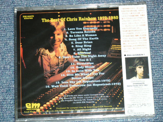 Photo: CHRIS RAINBOW - THE BEST OF  1972-1980 / 2000 JAPAN ORIGINAL Brand New Sealed CD 