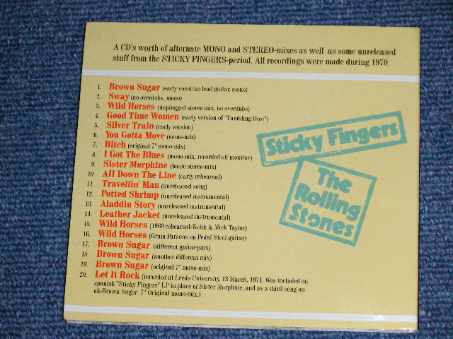 Photo: THE ROLLING STONES - STICKY FINGERS THE ALTERNATE ALBUM   /  ORIGINAL COLLECTOR'S (BOOT)  Used CD 