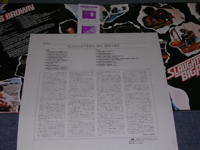 Photo: JAMES BROWN & JB's - SLAUGHTER'S BIGRIP-OFF / 1989 JAPAN  LP With OBI 