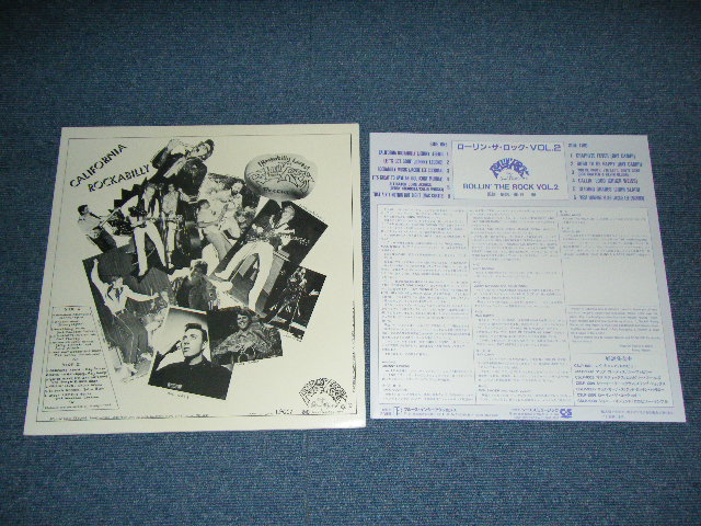 Photo: v.a. OMNIBUS ( JOHNNY LEGEND,JACKIE LEE COCHRAN,MAC CURTIS,RAY CAMPI & Others ) - ROLLIN' THE ROCK VOL.2  /  1980s JAPAN OBI LINNER +USA LP