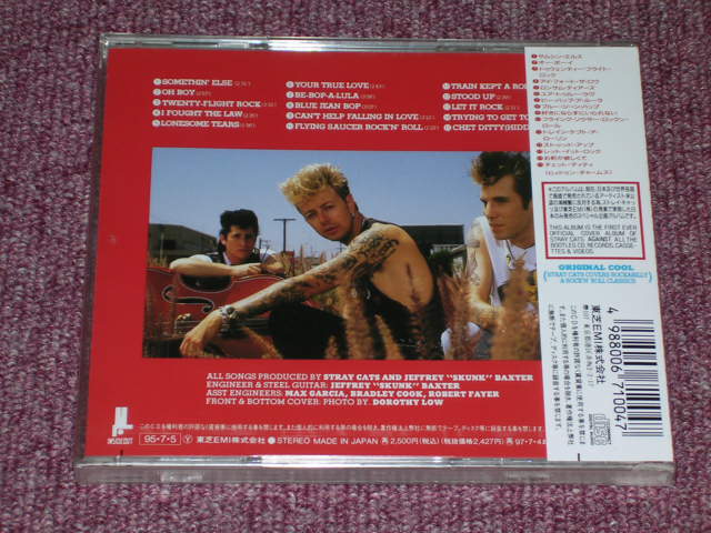 Photo: STRAY CATS ストレイ・キャッツ - ORIGINAL COOL / 1991 Version JAPAN ORIGINAL Used CD 