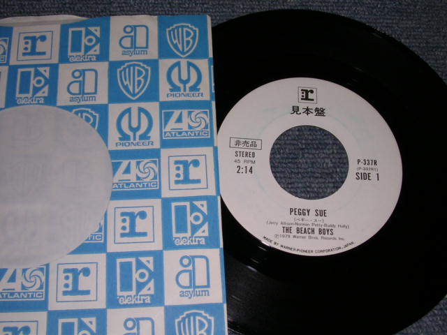 Photo: THE BEACH BOYS - PEGGY SUE / 1978 JAPAN ORIGINALWhite Label Promo  used 7"Single