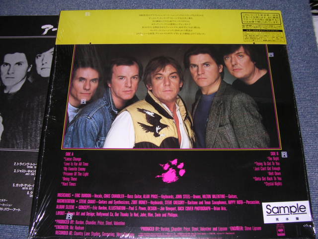 Photo: THE ANIMALS  - ARK /  1983 JAPAN  ORIGINAL PROMO  LP With OBI 