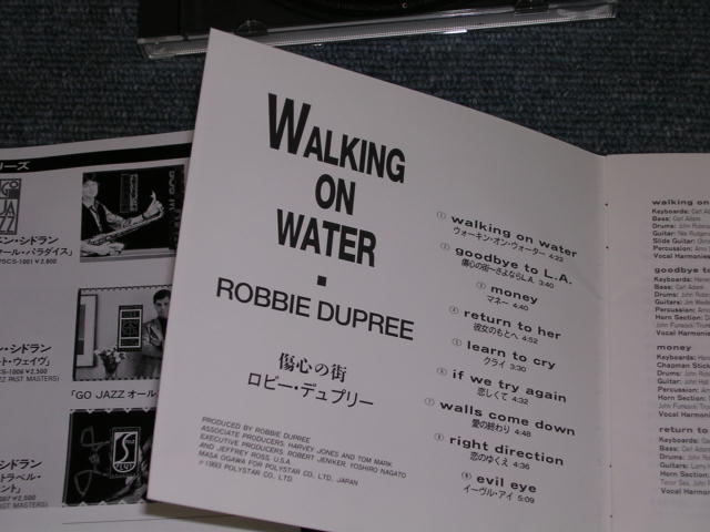 Photo: ROBBIE DEUPREE - WALKING ON WATER / 1993 JAPAN ORIGINAL Promo Used CD With OBI  