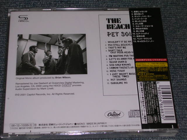 Photo: THE BEACH BOYS - PET SOUNDS   / 2008 JAPAN ONLY Limited SHM-CD Sealed  