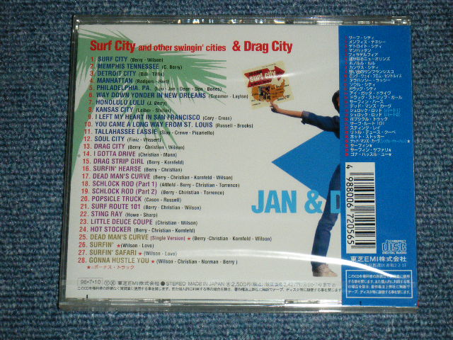 Photo: JAN & DEAN - SURF CITY & DRAG CITY ( 2 in 1 ) (SEALED) / 1996 Released  JAPAN ORIGINAL  "Brand New  Sealed"  CD Out-of-print 