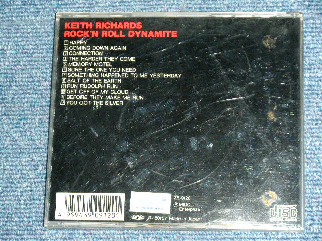 Photo: KEITH RICHARDS of THE ROLLING STONES - ROCK 'N' ROLL DYNAMITE ZETSUMETSU SERIES /    ORIGINAL COLLECTOR'S (BOOT)  Used CD 