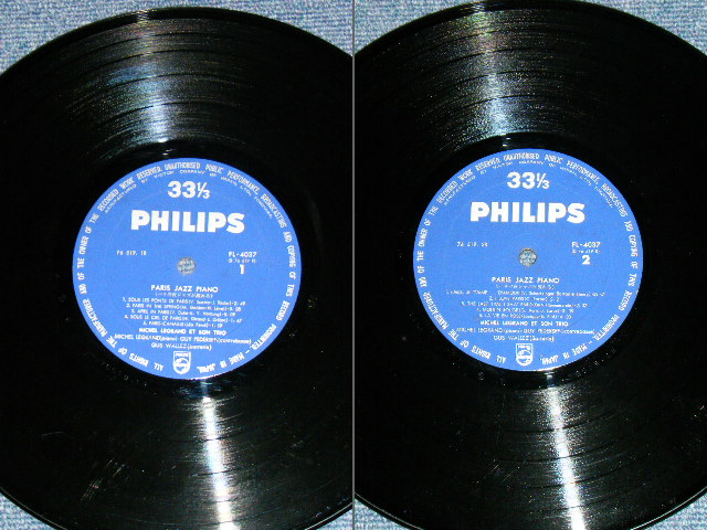 Photo: MICHEL LEGRAND - PARIS JAZZ PIANO ( 10" LP )  / 1959? JAPAN ORIGINAL  Used  10" LP