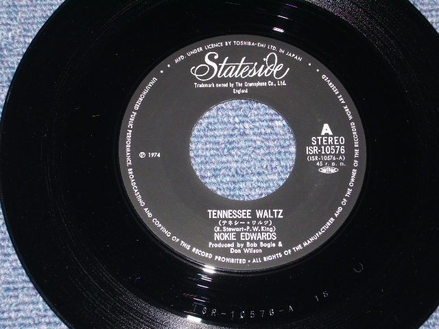 Photo: NOKIE EDWARDS of THE VENTURES - TENNESSEE WALTZ  / 1974 JAPAN ORIGINAL used 7"SINGLE 