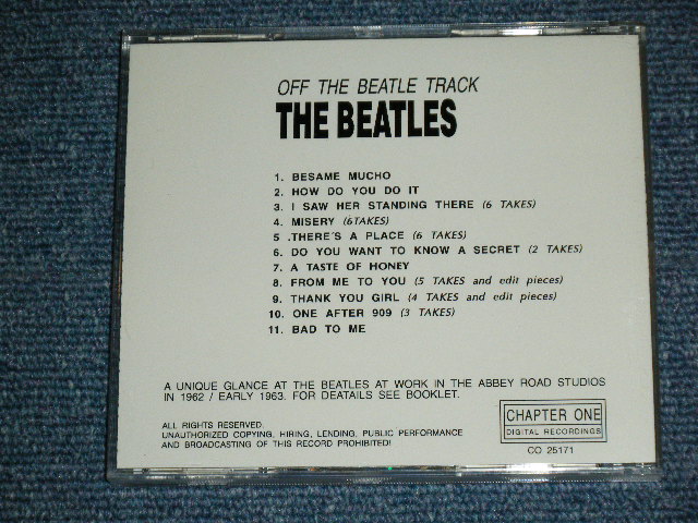 Photo: THE BEATLES -  OFF THE BEATLE TRACK / 1992 Brand New COLLECTOR'S CD 