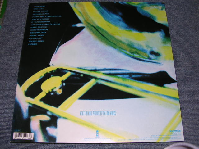 Photo: TOM WAITS - SWORDFISHTROMBONES   / 1987 JAPAN Reissue LP With OBI-Linner