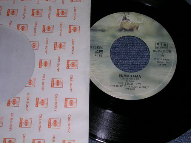 Photo: THE BEACH BOYS - SUMAHAMA / 1979 JAPAN ORIGINAL Promo  used 7"Single