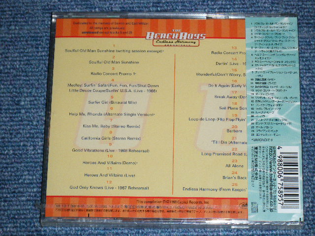 Photo: THE BEACH BOYS - ENDLESS HARMONY / 1998 Released Version JAPAN  ORIGINAL Brand New  Sealed  CD