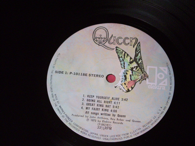 Photo: QUEEN - QUEEN ( Debut Album ) W/OBI  1982? RELEASE   