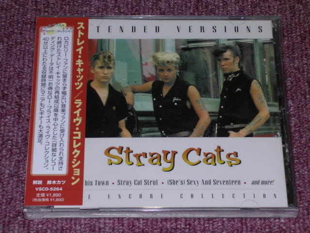 Photo1: STRAY CATS ストレイ・キャッツ  -  EXTENDED VERSIONS (ライヴ・コレクション) / 2002  Relaeased US Version +JAPAN OBI & LINNER Brand New Sealed  CD 