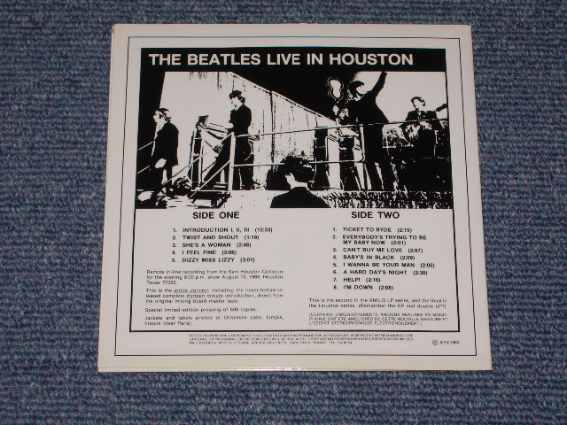 Photo: THE BEATLES  - LIVE IN HOUSTON  / Mini-LP PAPER SLEEVE  COLLECTOR'S CD Brand New 