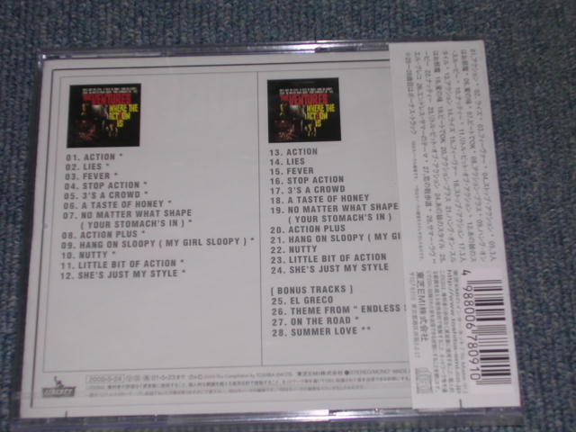 Photo: THE VENTURES - WHERE THE ACTION IS ( MONO & STEREO 2 in 1 + Bonus )  / 2000 JAPAN Sealed CD 