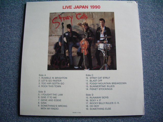 Photo: STRAY CATS - LIVE IN JAPAN 1990 (RED WAX Vinyl Version) /  COLLECTORS ( BOOT ) 2LP BRAND NEW DEAD STOCK 