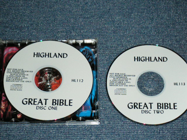 Photo: KING CRIMSON - GREAT BIBLE  / 1998 Released  COLLECTORS BOOT Used 2CD's 