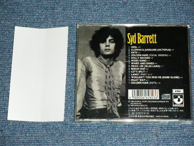 Photo: SYD BARRETT of PINK FLOYD - OPEL ( 2550 YEN VERSION )  /  1988 JAPAN ORIGINAL Used   CD  With OBI 