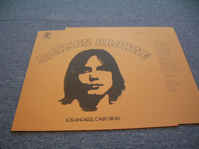 Photo: JACKSON BROWNE -JACKSON BROWNE ( 1st DEBUT ALBUM BURLAP COVER ) / 1972 JAPAN FIRST RELEASE on TOSHIBA LP With "ROCK NOW"OBI 