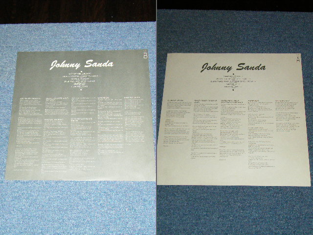 Photo: JOHNNY SANDA - JOHNNY SANDA ( With AUTO GRAPHED SIGNED )   / 1987? JAPAN  ORIGINAL LP 