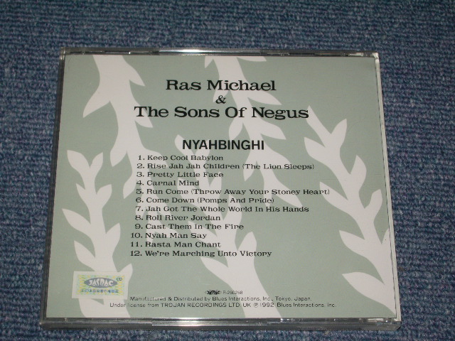 Photo: RAS MICHAEL  and THE SONS OF NEGUS  - NYAHBINGHI / 1992 JAPAN Used CD With OBI 
