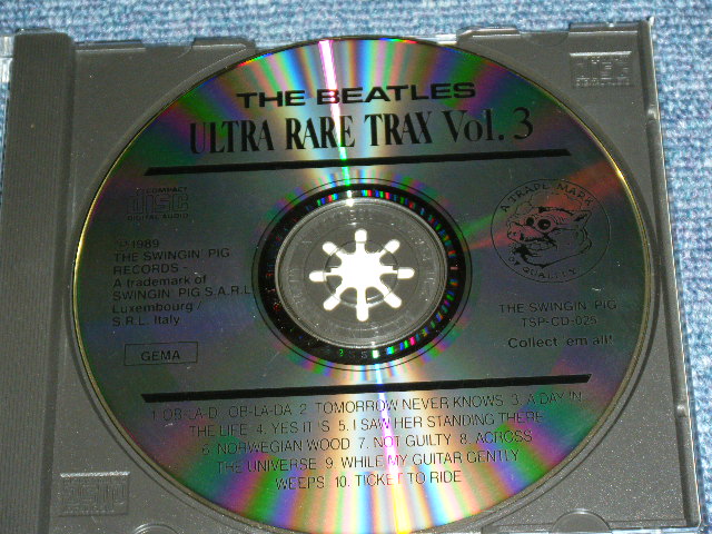 Photo: THE BEATLES -  ULTRA RARE TRAX VOL.3 / 1989 GERMAN  Used COLLECTOR'S CD 