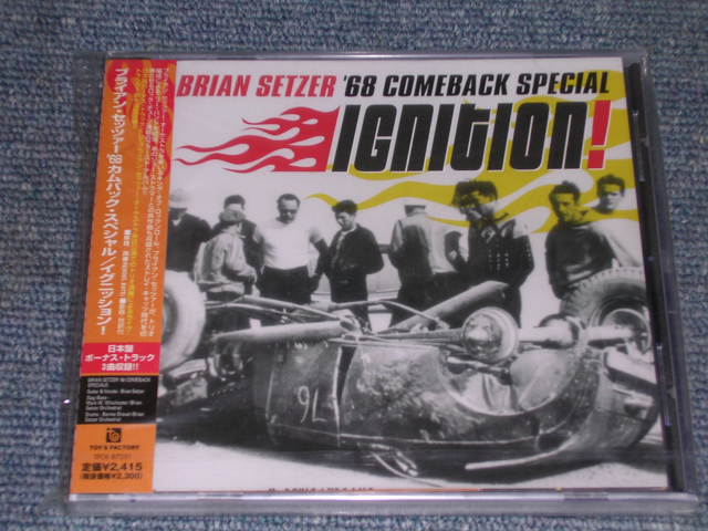 Photo1: BRIAN SETZER ORCHESTRA - '68 COMEBACK SPECIAL  IGNITION! / 2001 JAPAN Sealed CD